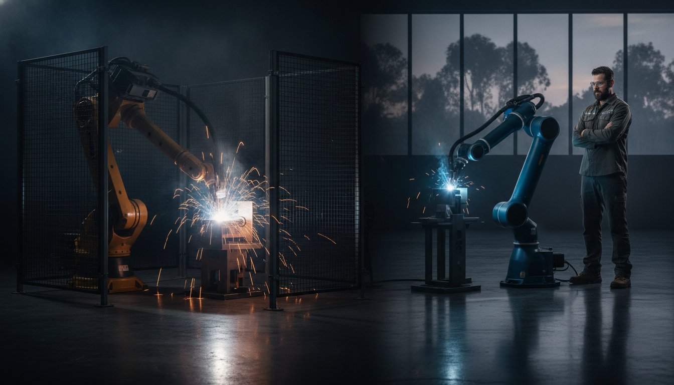 Cobot vs Industrial Robot for Welding: Which Suits Your Workshop?